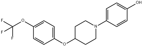 4-[4-[4-(trifluoroMethoxy)phenoxy]piperidin-1-yl]phenol 구조식 이미지