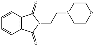 2-(2-모르폴리노에틸)이소인돌린-1,3-디온 구조식 이미지
