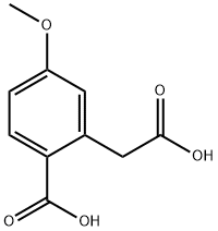 2-(CarboxyMethyl)-4-Methoxybenzoic acid 구조식 이미지
