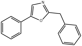2-벤질-5-페닐옥사졸 구조식 이미지