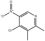 4-Chloro-2,3-diMethyl-5-nitropyridine 구조식 이미지