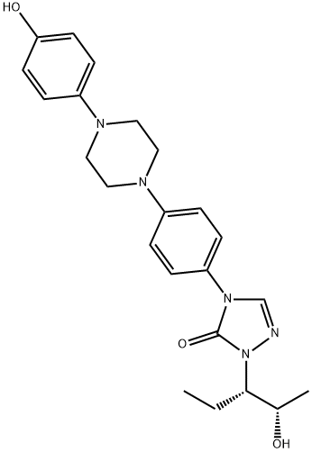 687132-01-0 3H-1,2,4-Triazol-3-one, 2-[(1S,2S)-1-ethyl-2-hydroxypropyl]-2,4-dihydro-4-[4-[4-(4-hydroxyphenyl)-1-piperazinyl]phenyl]-