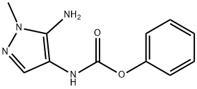 Phenyl (5-aMino-1-Methyl-1H-pyrazol-4-yl)carbaMate, 95% 구조식 이미지