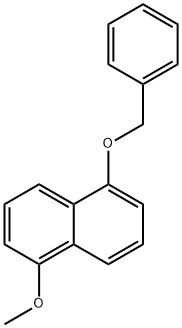 1-Benzyl-5-Methoxynaphthalene 구조식 이미지