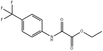 2-Oxo-2-[[4-(trifluoroMethyl)phenyl]aMino]acetic Acid  Ethyl Ester Structure