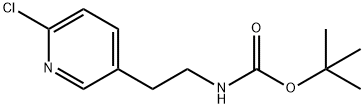 TERT-BUTYL 2-(6-CHLOROPYRIDIN-3-YL)ETHYLCARBAMATE Structure