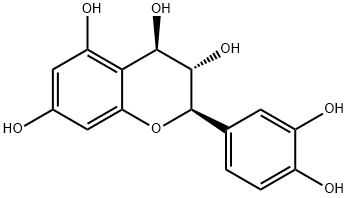 (+)-Leucocyanidin 구조식 이미지