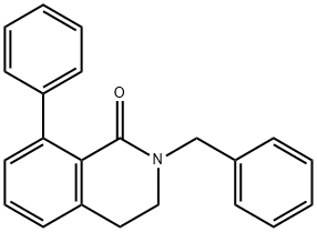 2-Benzyl-8-phenyl-3,4-dihydroisoquinolin-1(2H)-one Structure