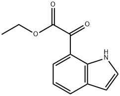 1H-Indole-7-acetic acid, a-oxo-, ethyl ester 구조식 이미지