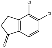 4,5-DICHLORO-2,3-DIHYDRO-1H-INDEN-1-ONE Structure