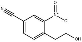 4-(2-Hydroxyethyl)-3-nitrobenzonitrile 구조식 이미지
