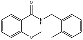 2-Methoxy-N-(2-Methylbenzyl)benzaMide, 97% 구조식 이미지