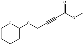 Methyl 4-(tetrahydro-2H-pyran-2-yloxy)-2-butynoate 구조식 이미지