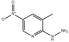 2-히드라지닐-3-메틸-5-니트로피리딘 구조식 이미지