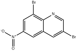 3,8-DibroMo-6-nitroquinoline Structure