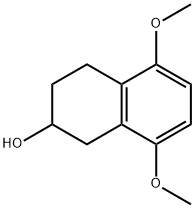 2-Hydroxy-5,8-dimethoxy-1,2,3,4-tetrahydronaphthalene 구조식 이미지