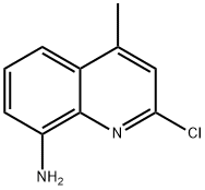2-클로로-4-메틸퀴놀린-8-아민 구조식 이미지