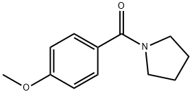 1-(4-메톡시벤조일)피롤리딘 구조식 이미지