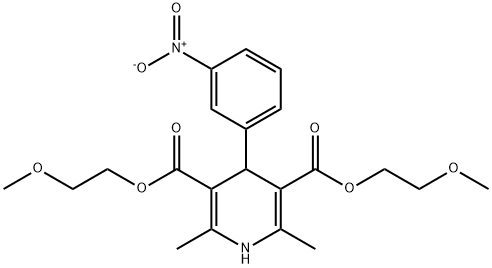 70172-96-2 NIMODIPINE   RELATED  COMPOUND  B  (50 MG) (BIS(2-METHOXYETHYL) 2,6-DIMETHYL-4-(3-NITROPHE-NYL)-1,4-DIHYDROPYRIDINE-3,5-DICARBOXYLATE) (AS)