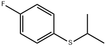 1-fluoro-4-(propan-2-ylsulfanyl)benzene Structure