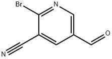 2-BroMo-5-forMylnicotinonitrile Structure