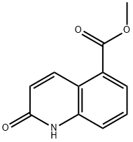 5-퀴놀린카르복실산,1,2-디히드로-2-옥소-,메틸에스테르 구조식 이미지