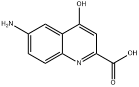 2-Quinolinecarboxylicacid,6-amino-4-hydroxy-(9CI) Structure