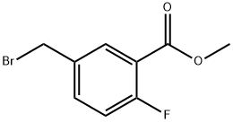 Methyl 5-(broMoMethyl)-2-fluorobenzoate Structure
