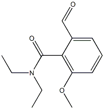 N,N-diethyl-2-forMyl-6-Methoxy-BenzaMide Structure