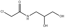 2-Chloro-N-(2,3-dihydroxypropyl)acetaMide 구조식 이미지