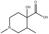 4-Hydroxy-1,3-diMethylpiperidine-4-carboxylic acid Structure