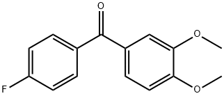 3,4-diMethoxy-4'-Fluorobenzophenone 구조식 이미지