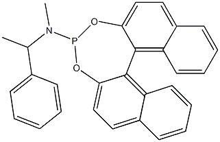 S-N-Methyl-N-[(1S)-1-phenylethyl]-Dinaphtho[2,1-d:1',2'-f][1,3,2]dioxaphosphepin-4-aMine Structure