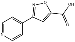 3-Pyridin-4-yl-isoxazole-5-carboxylic acid Structure