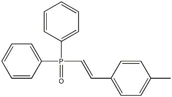 (E)-(4-Methylstyryl)diphenylphosphine oxide Structure