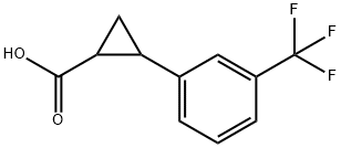 2-(3-(trifluoroMethyl)phenyl)cyclopropanecarboxylic acid 구조식 이미지
