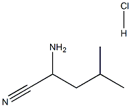 2-아미노-4-메틸펜탄니트릴염산염 구조식 이미지