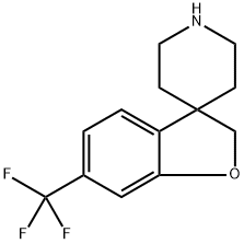 스피로[벤조푸란-3(2H),4'-피페리딘],6-(트리플루오로메틸)- 구조식 이미지