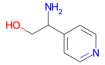 4-Pyridineethanol,beta-amino-(9CI) Structure