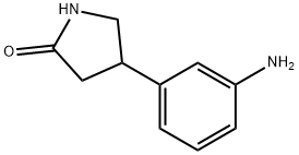 4-(3-AMinophenyl)pyrrolidin-2-one 구조식 이미지