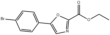 Ethyl 5-(4-broMophenyl)oxazole-2-carboxylate Structure