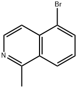 5-BroMo-1-Methylisoquinoline 구조식 이미지