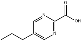 2-피리미딘카르복실산,5-프로필-(9CI) 구조식 이미지