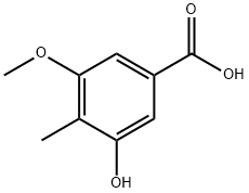 3-Hydroxy-5-Methoxy-4-Methylbenzoic acid Structure