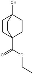 바이사이클로[2.2.2]옥탄-1-카복실산,4-하이드록시-,에틸에스테르 구조식 이미지