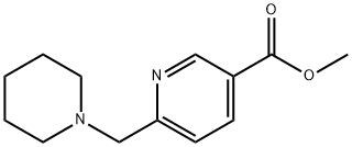 메틸6-(피페리딘-1-일메틸)니코티네이트 구조식 이미지