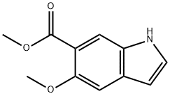 5-Hydroxy-6-indolecarboxylic acid Methyl ester Structure