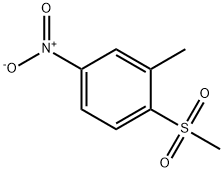 2-(Methylsulfonyl)-5-nitrotoluene Structure