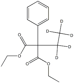 Diethyl Ethyl-d5-phenylMalonate Structure