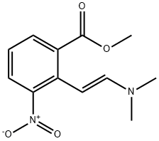 (E)-Methyl 2-(2-(diMethylaMino)vinyl)-3-nitrobenzoate 구조식 이미지